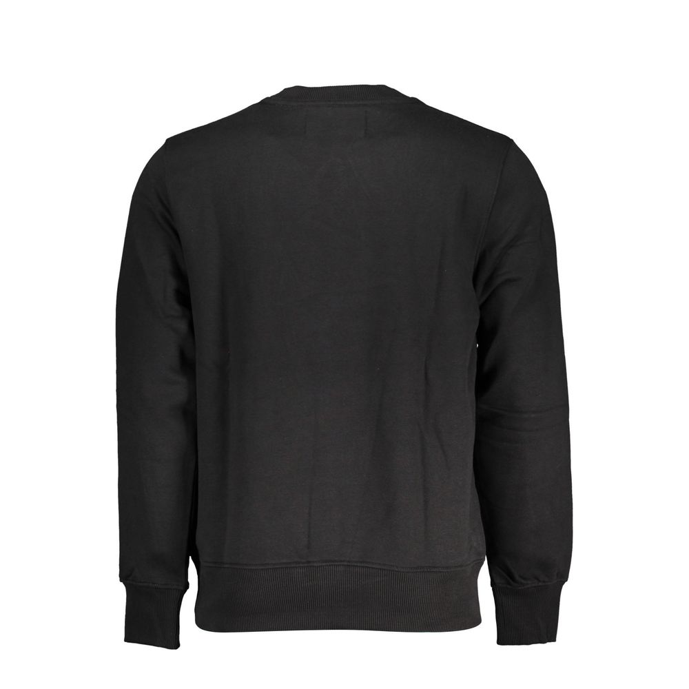 Black Cotton Sweatshirt