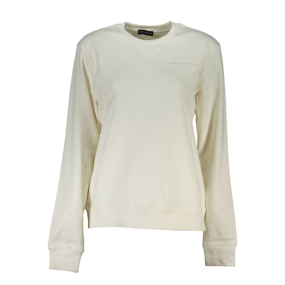 White Cotton Sweatshirt