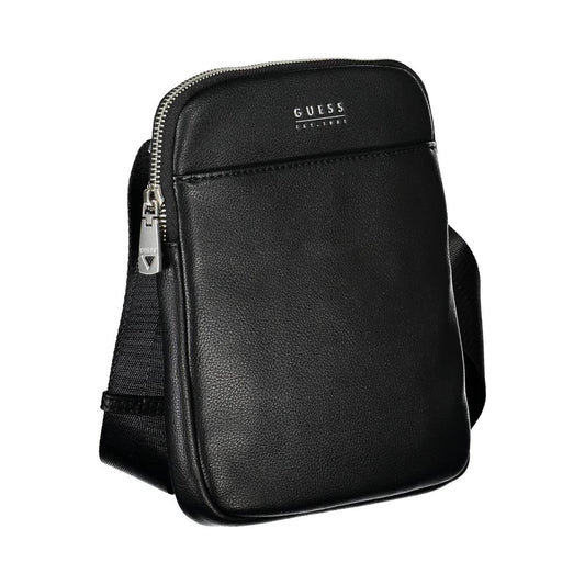 Black Polyethylene Shoulder Bag