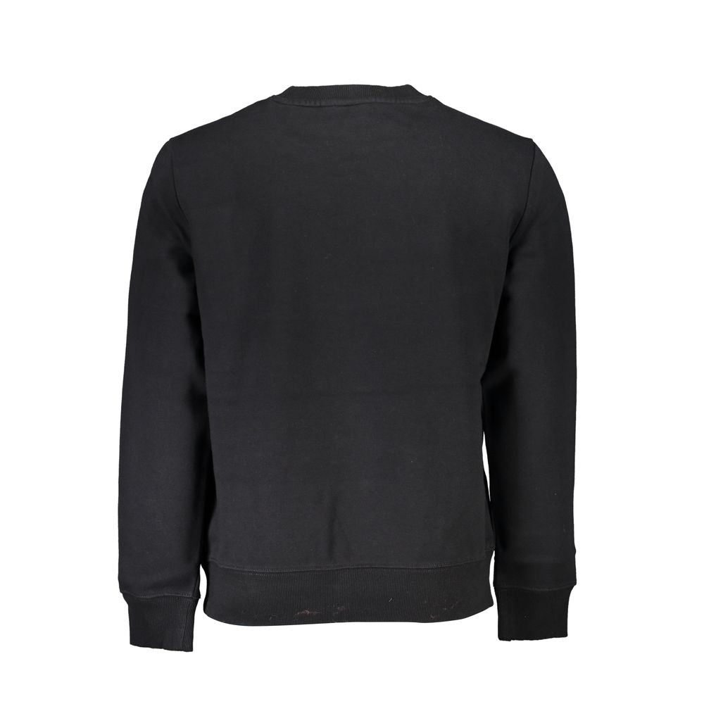 Black Cotton Sweatshirt