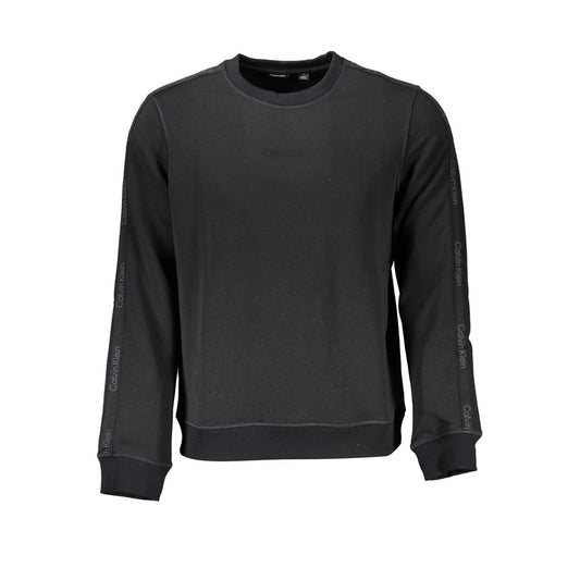 Black Polyester Sweatshirt