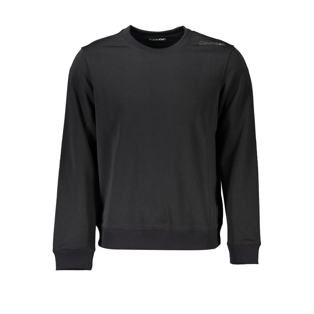 Black Polyester Sweatshirt