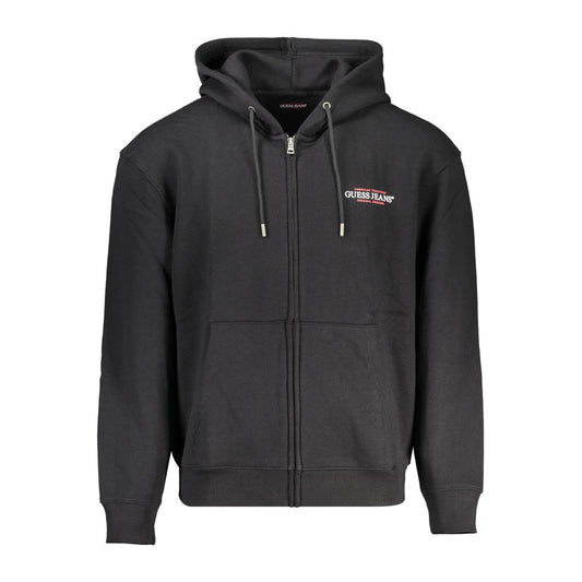 Black Cotton Sweatshirt