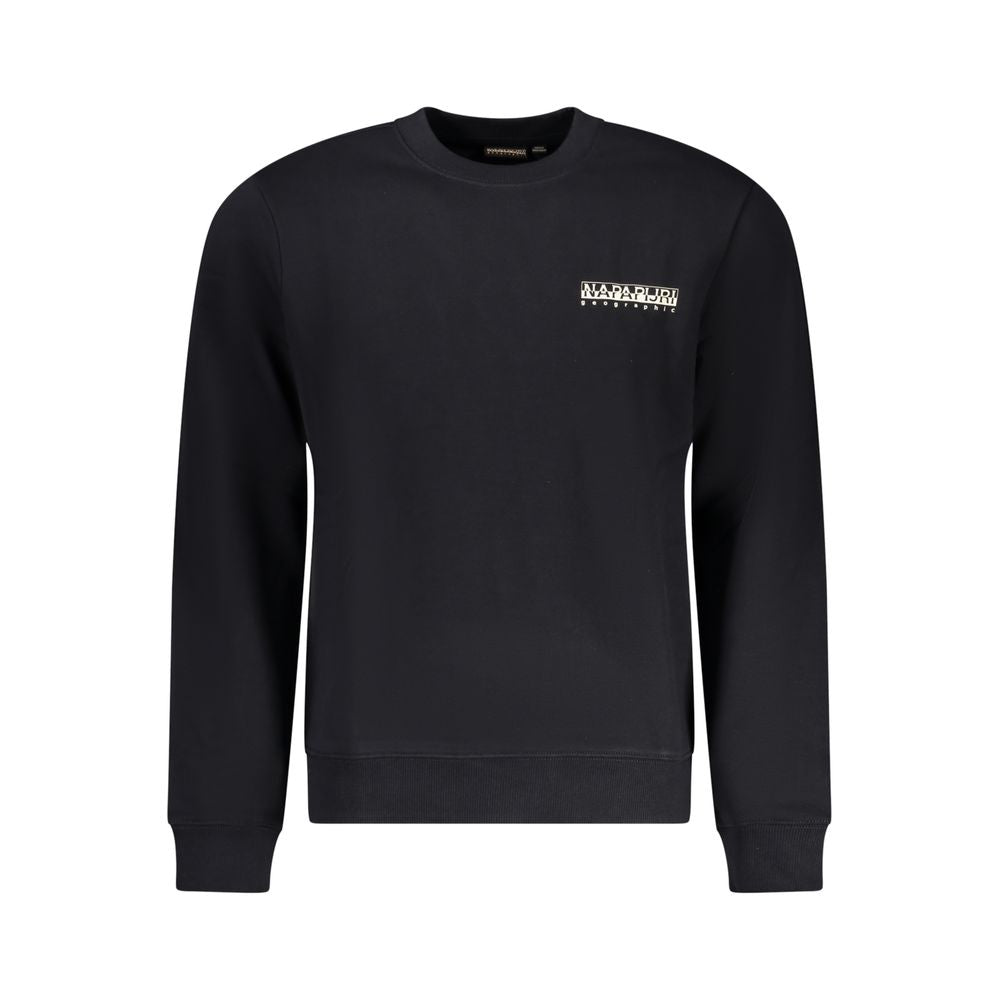Black Cotton Sweatshirt