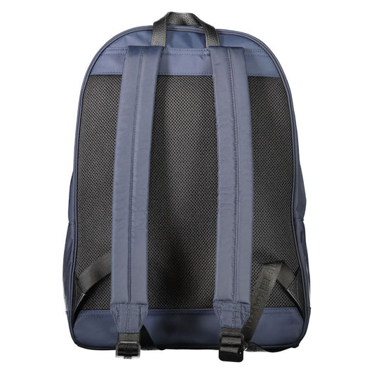 Blue Polyester Backpack
