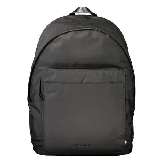 Black Polyester Backpack