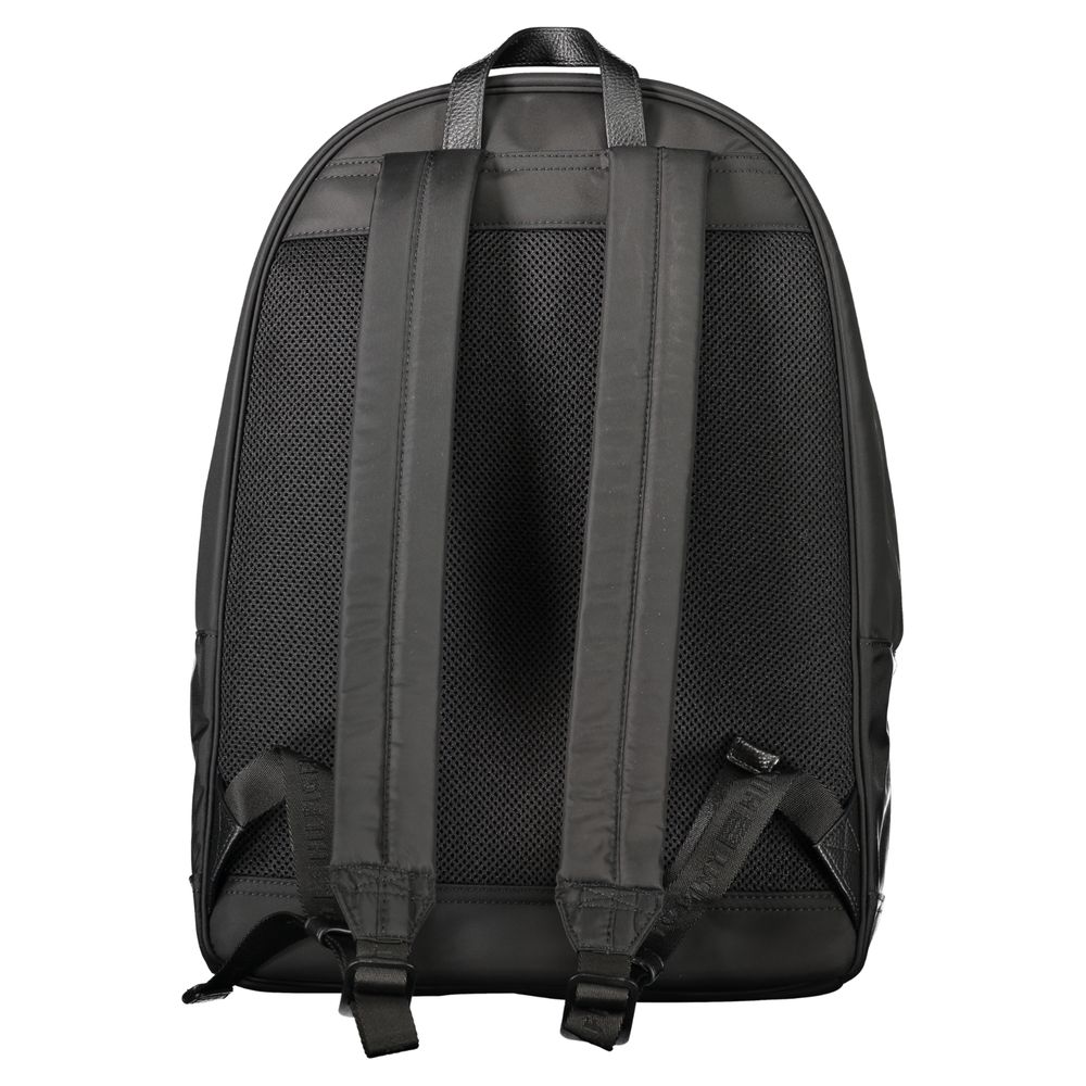 Black Polyester Backpack