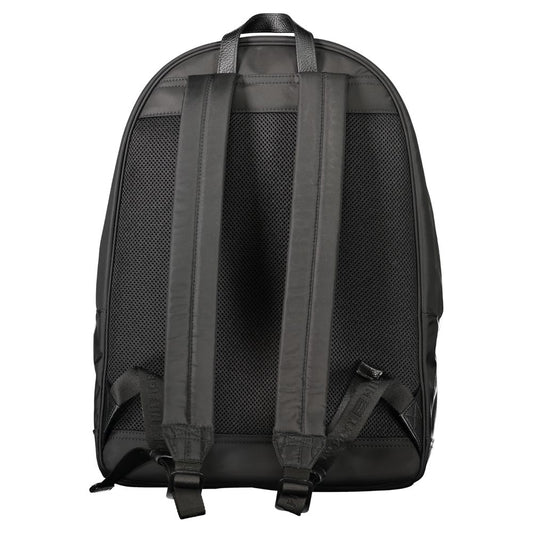 Black Polyester Backpack