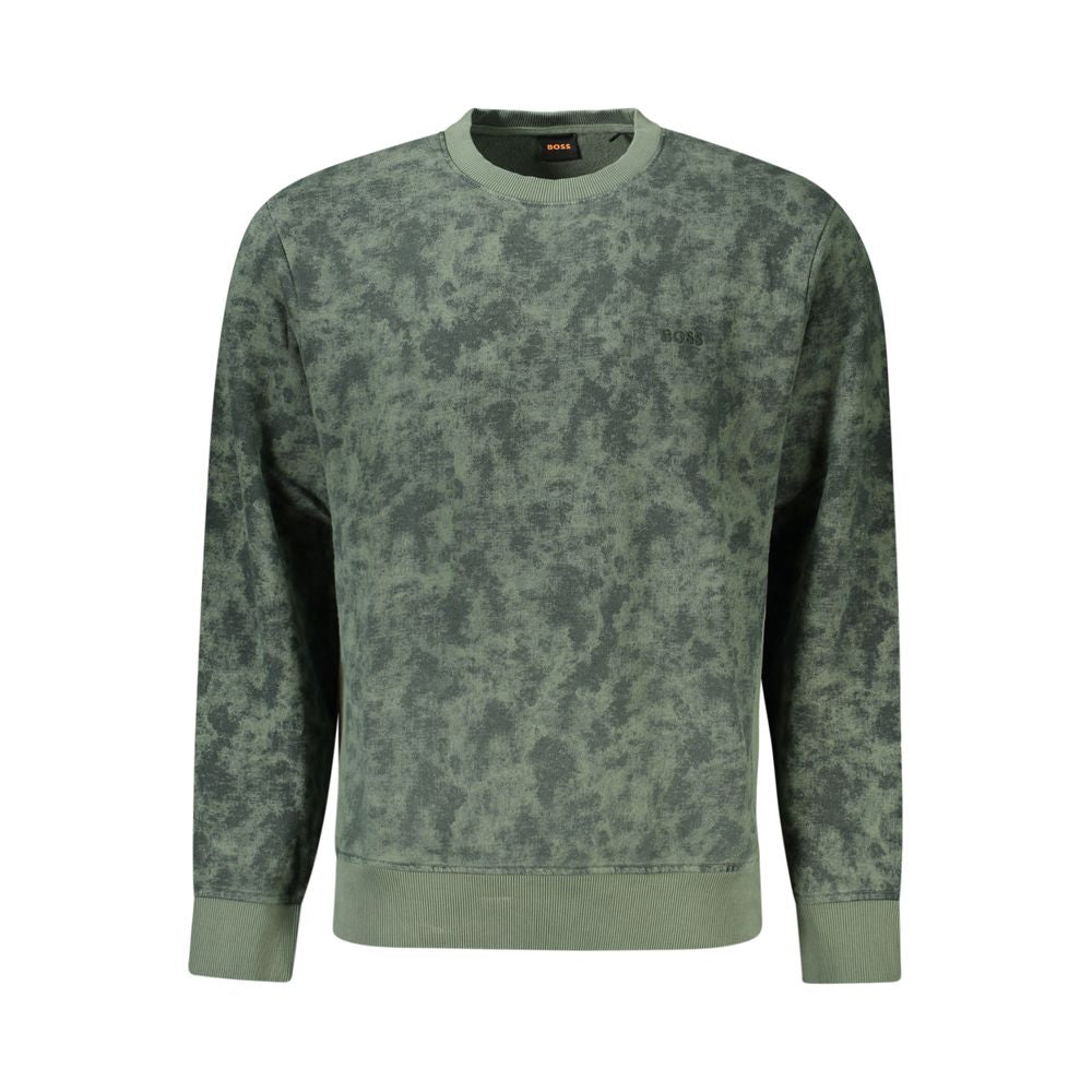 Green Cotton Sweatshirt