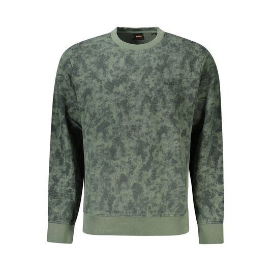 Green Cotton Sweatshirt