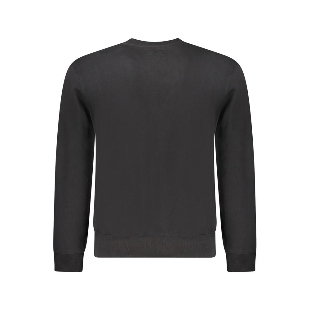 Black Cotton Sweatshirt