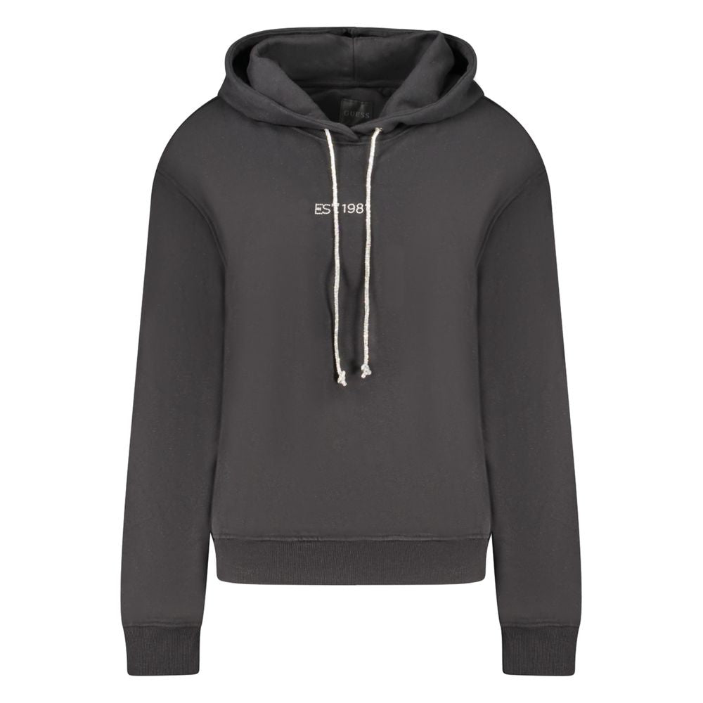 Black Cotton Sweatshirt