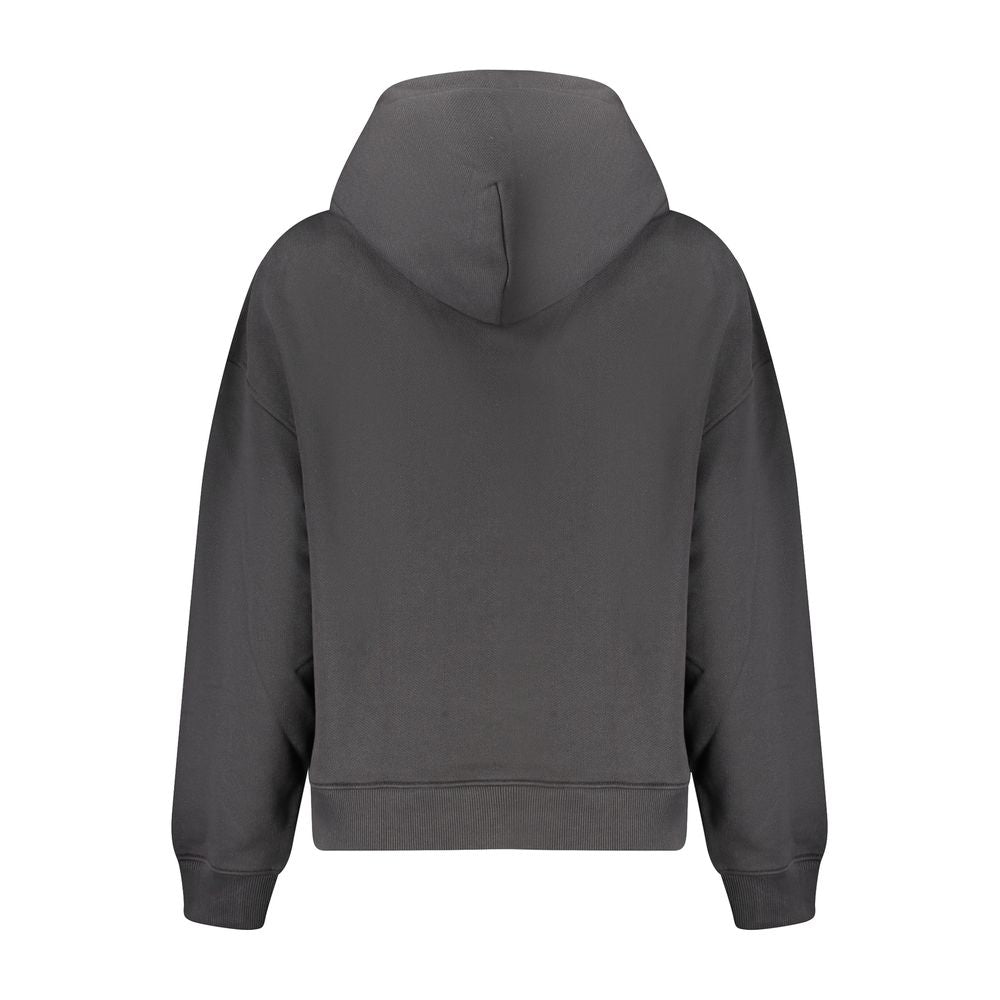 Black Cotton Sweatshirt