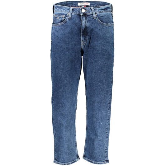 Blue Cotton Women Jeans