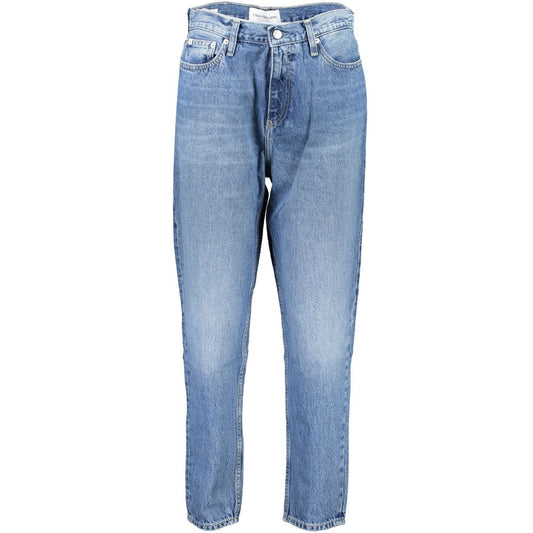 Blue Cotton Women's Jeans