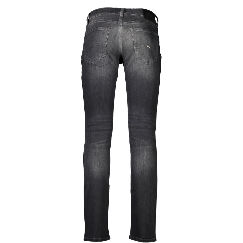 Black Cotton Jeans Denim