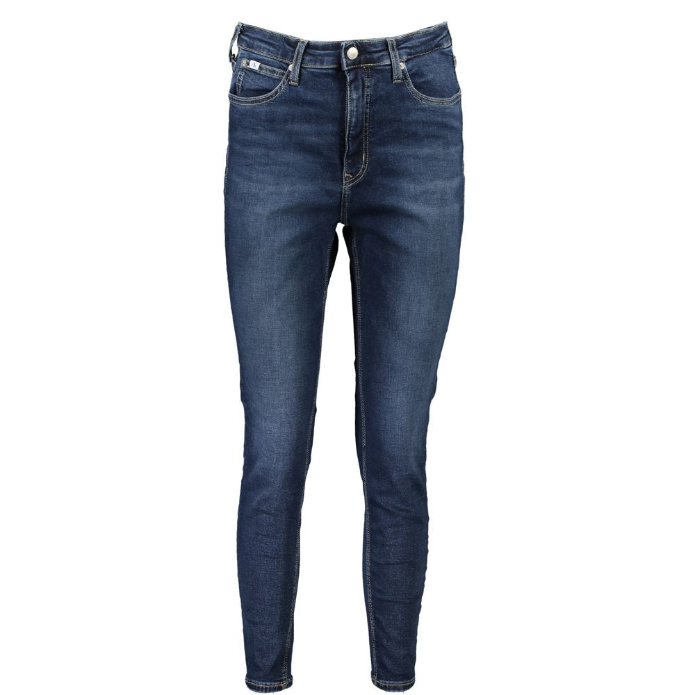 Blue Cotton Women's Skinny Ankle Jean