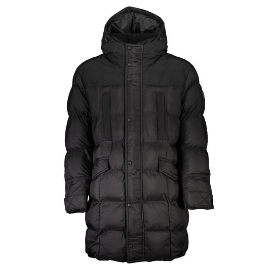 Black Polyamide Jackets & Coat