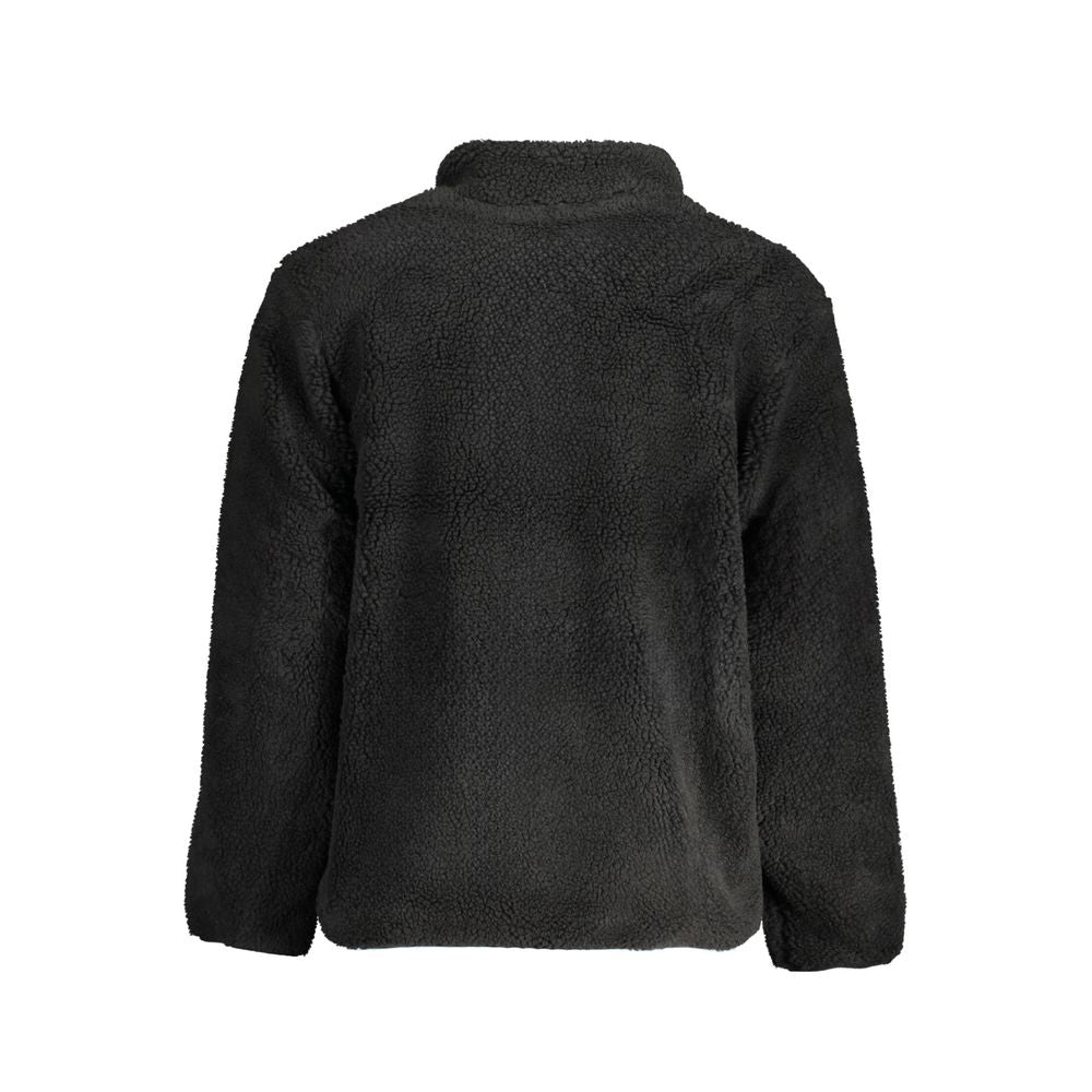 Black Polyester Jackets & Coat