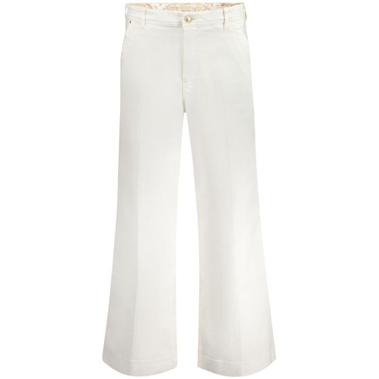 White Cotton Women Jeans
