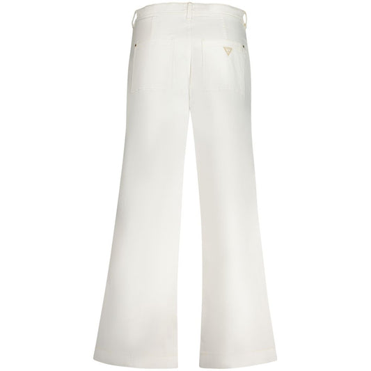 White Cotton Women Jeans