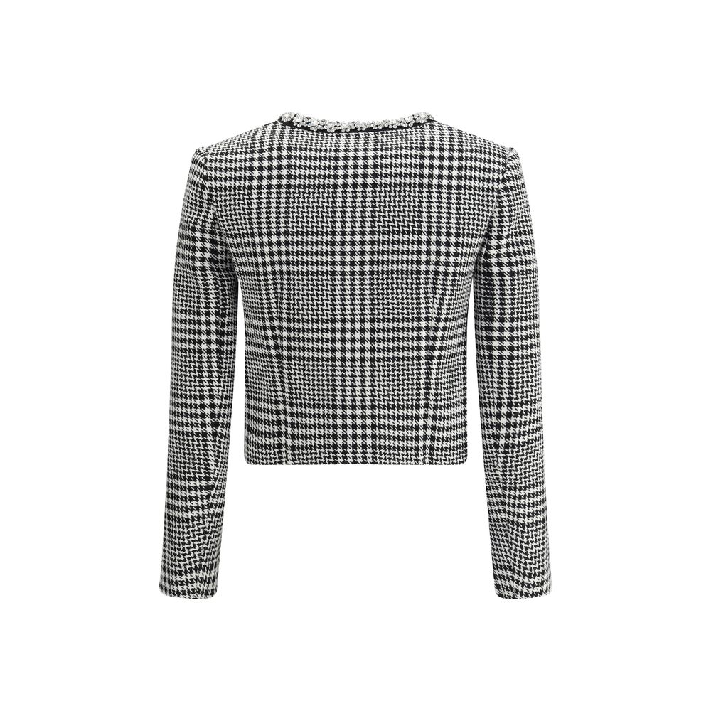 Black Polyester Blazer