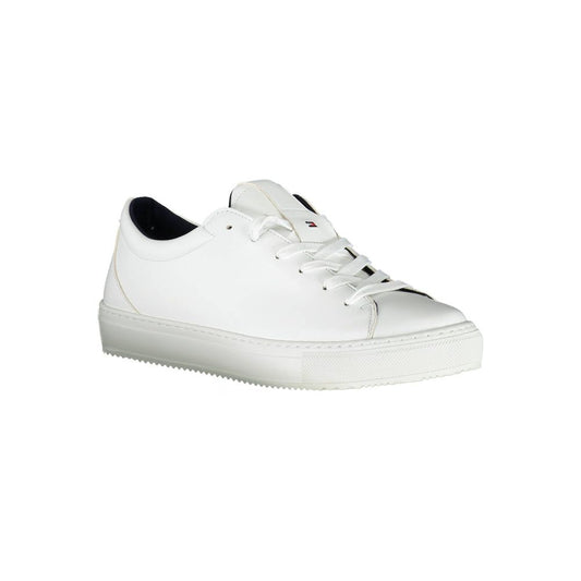 White Synthetic Sneaker