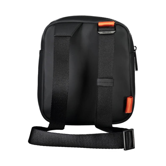 Black Polyester Shoulder Bag