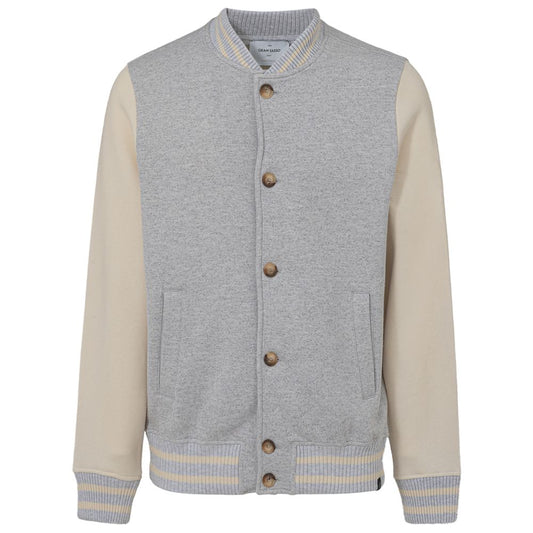 Gray Cotton Bomber