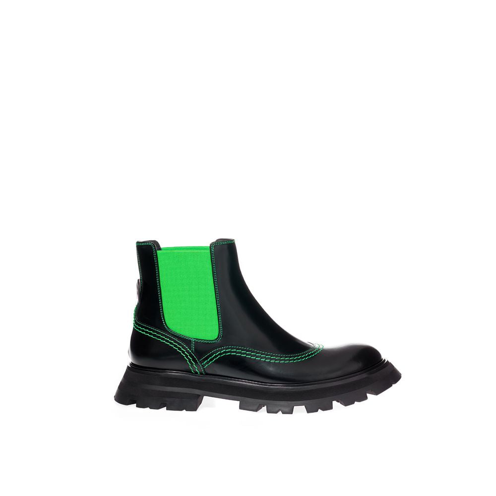 Multicolor Leather Chelsea Boots