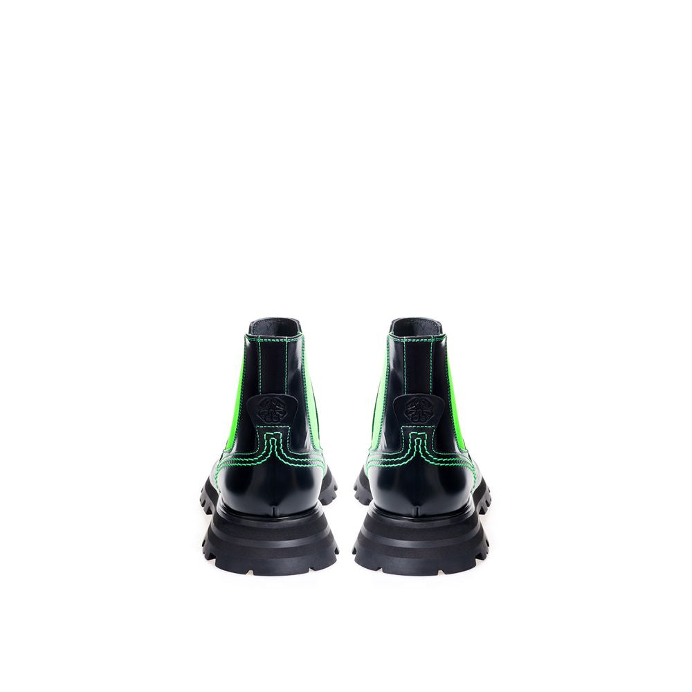 Multicolor Leather Chelsea Boots