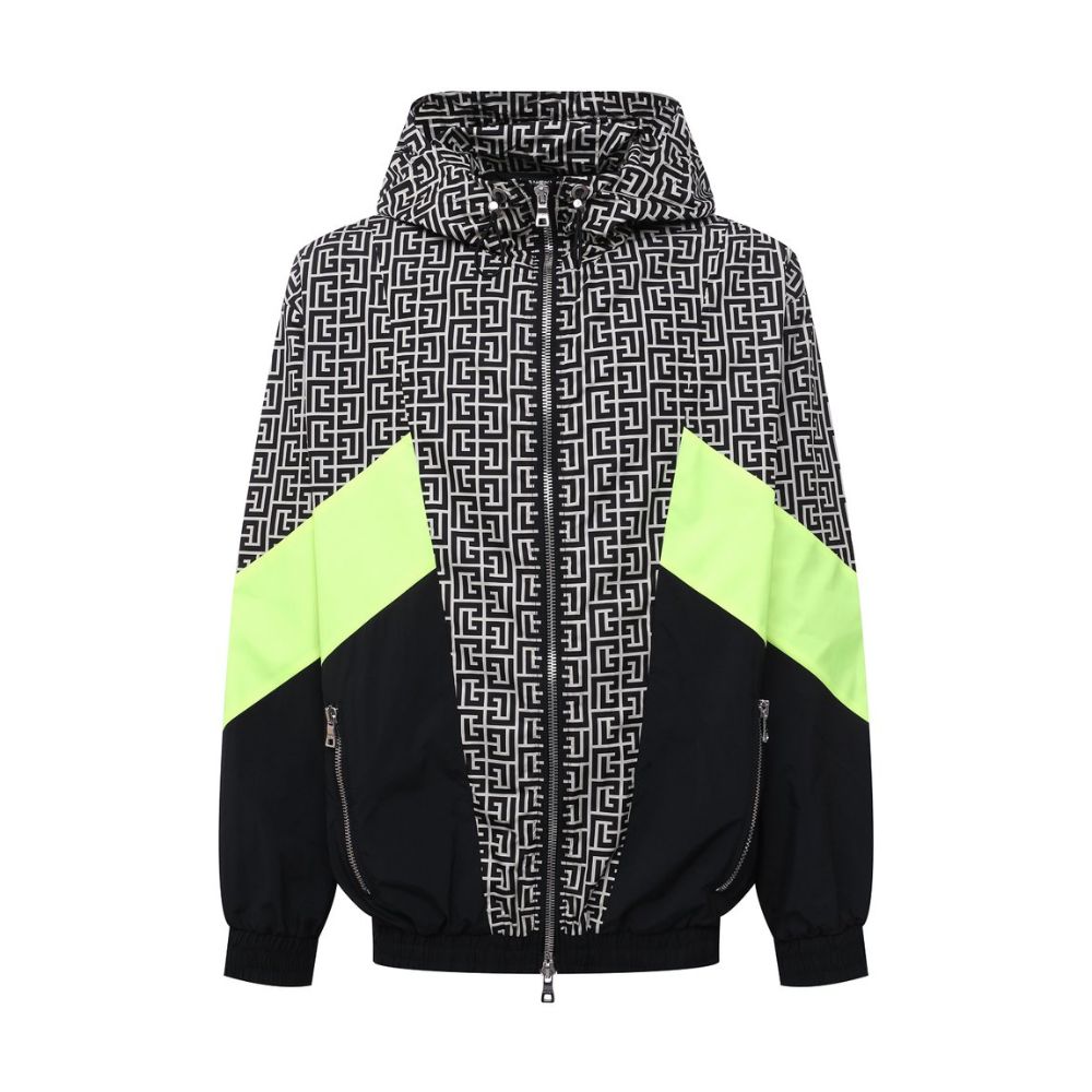 Multicolor Nylon Jackets & Coat