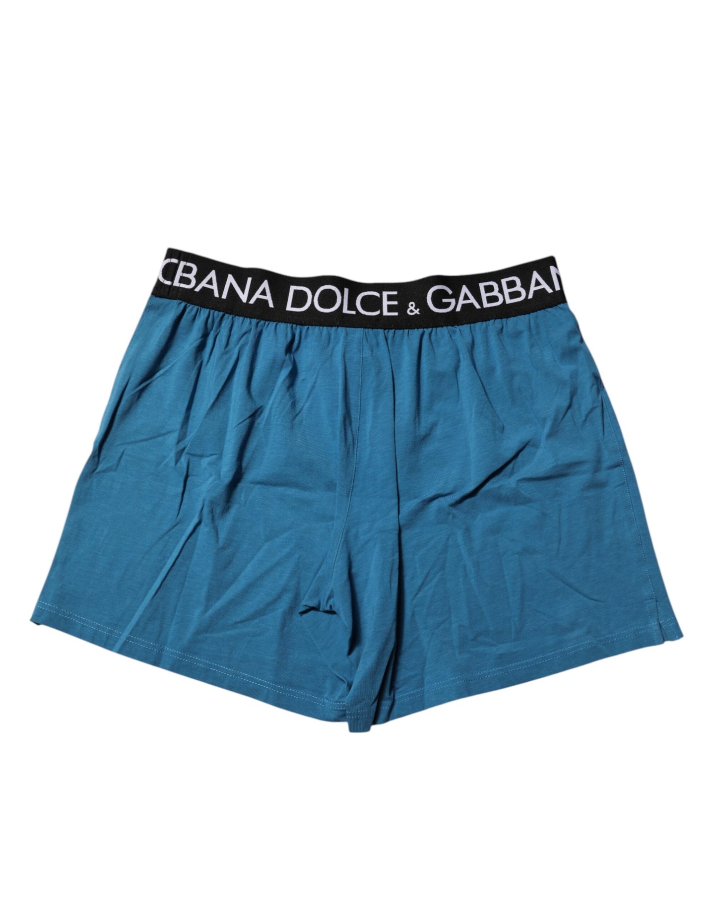 Blue Logo Waist Regular Boxer Shorts Underwear