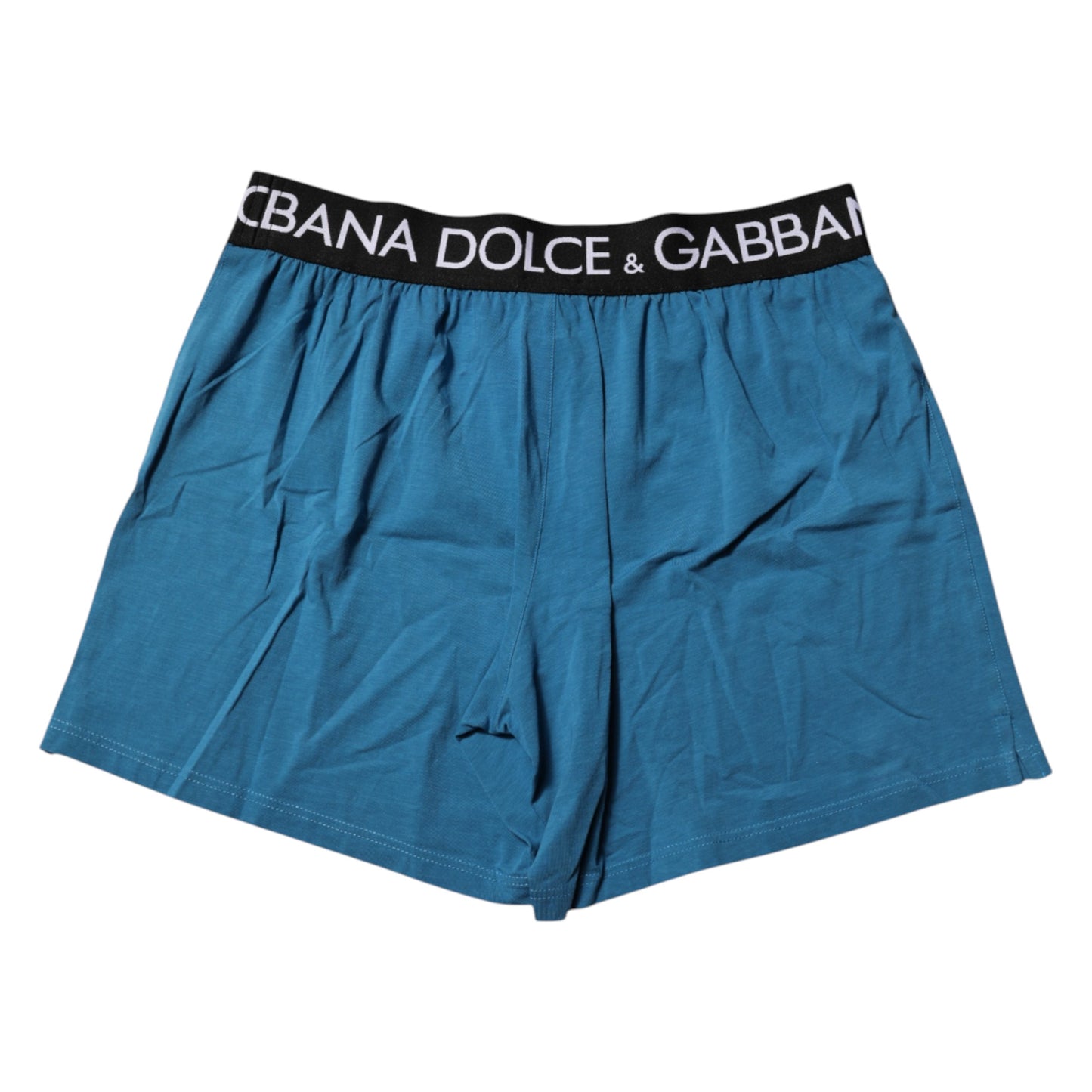 Blue Logo Waist Regular Boxer Shorts Underwear