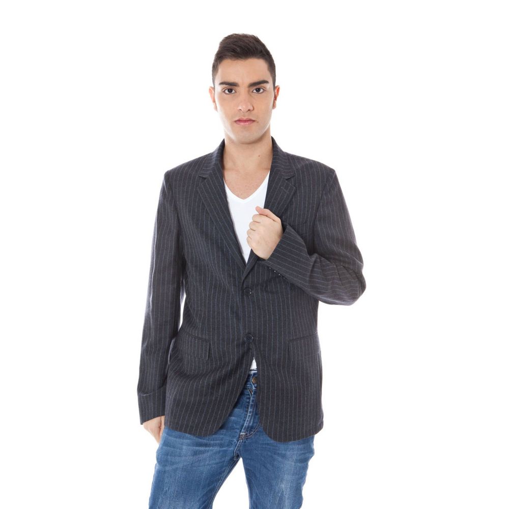 Gray Wool Jackets & Coat