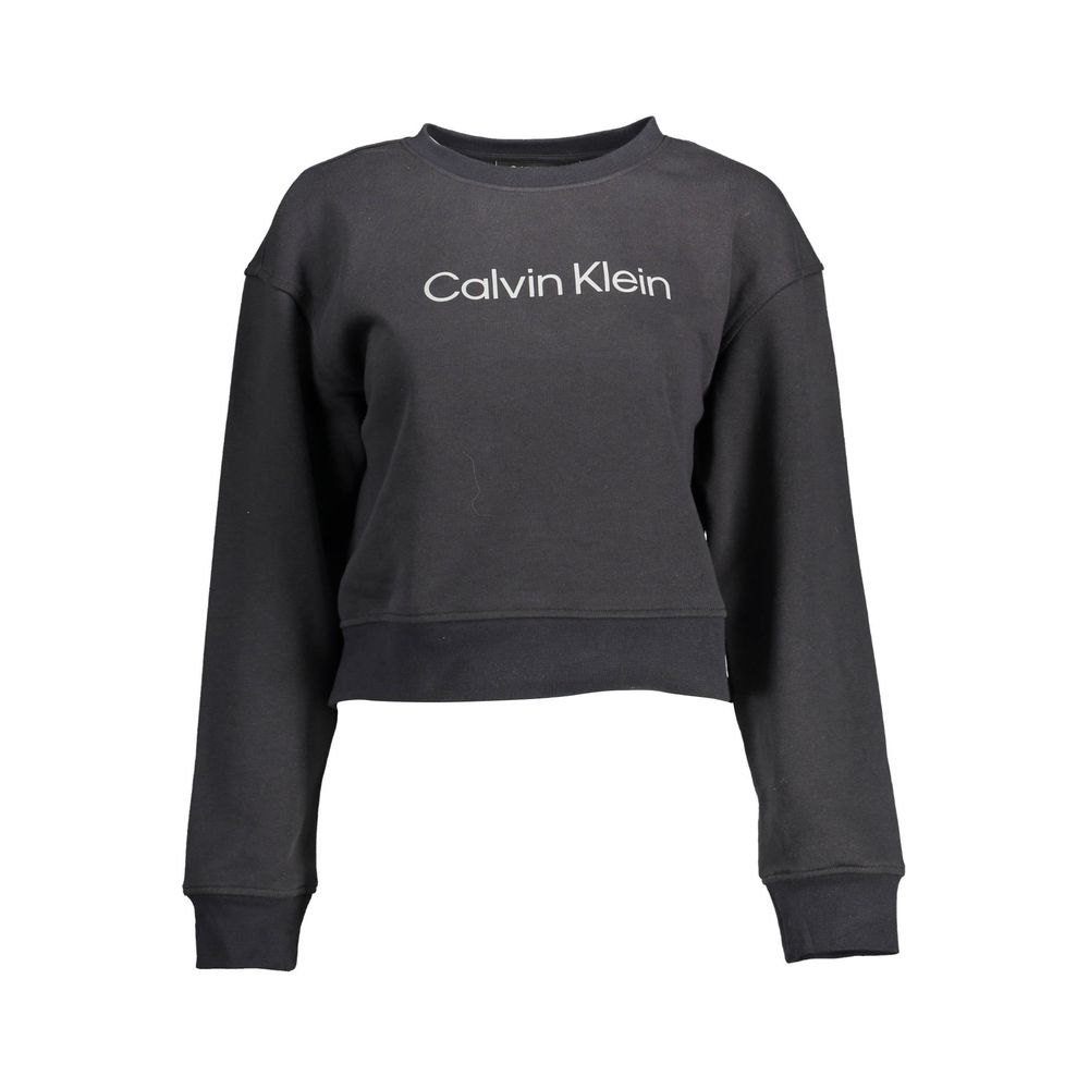 Black Cotton Sweatshirt