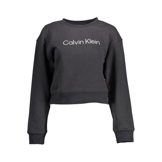 Black Cotton Sweatshirt