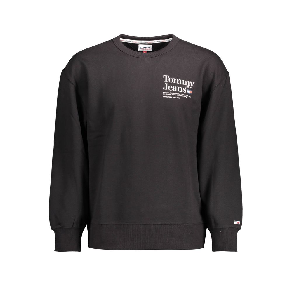 Black Cotton Sweatshirt