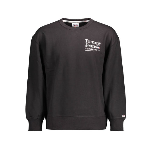 Black Cotton Sweatshirt