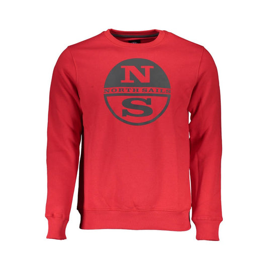 Red Cotton Sweatshirt