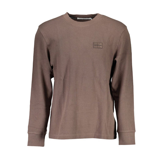 Brown Cotton Sweater