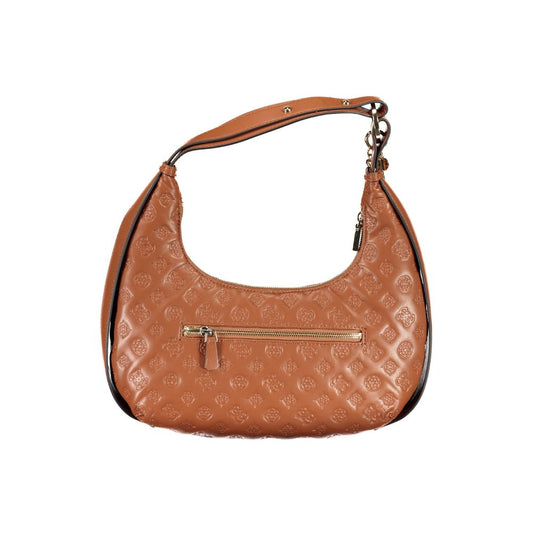 Brown Polyethylene Handbag