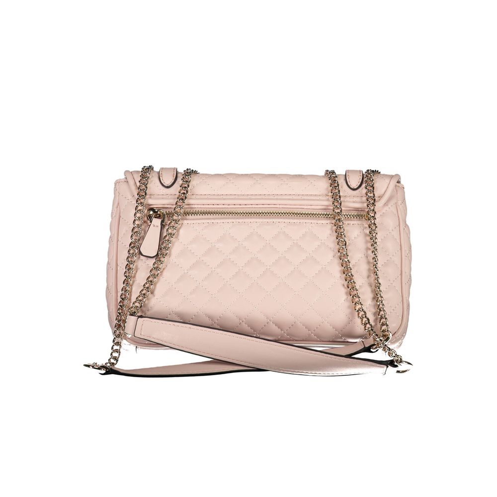 Pink Polyethylene Handbag