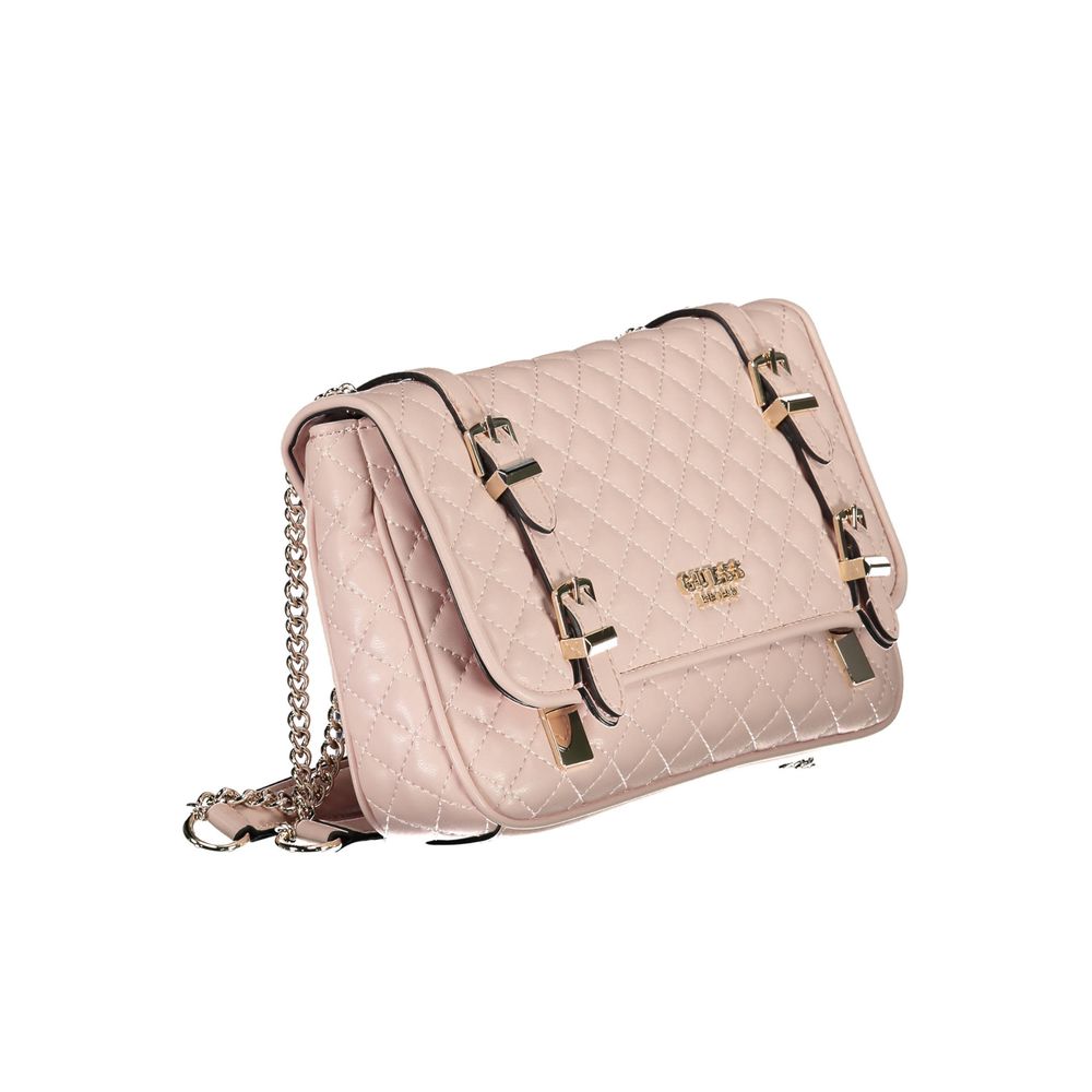 Pink Polyethylene Handbag