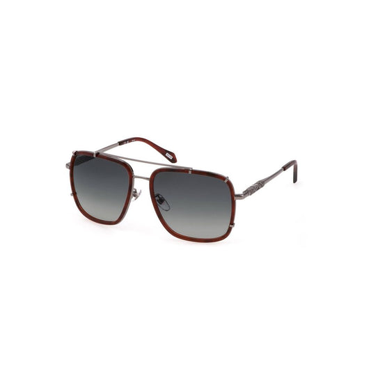 Brown Metal Women Sunglass