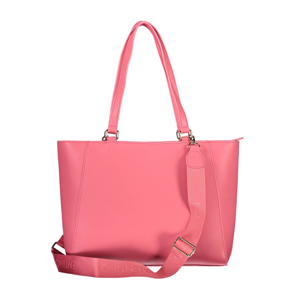 Pink Polyethylene Handbag