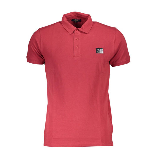 Red Cotton Polo Shirt