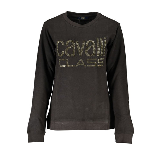 Black Cotton Sweatshirt