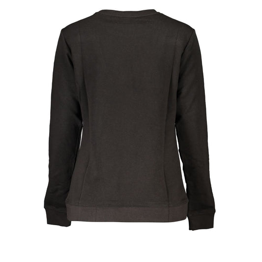 Black Cotton Sweatshirt
