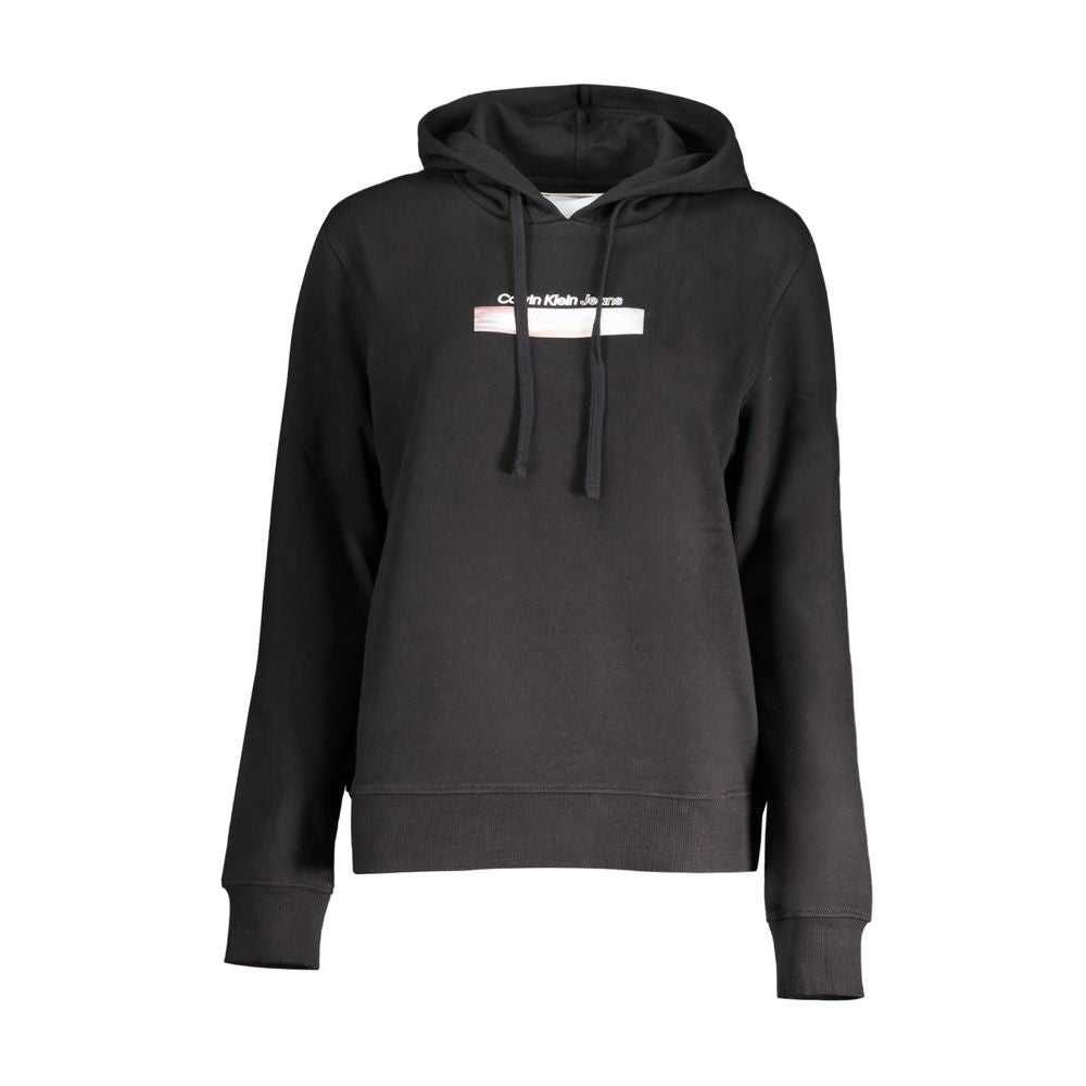 Black Cotton Sweatshirt